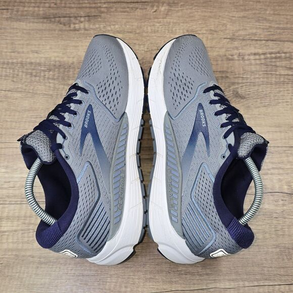 Brooks Beast 20 Men's Size 9.5 D Gray Blue Running Walking Shoes (1103271D491) - Picture 6 of 9